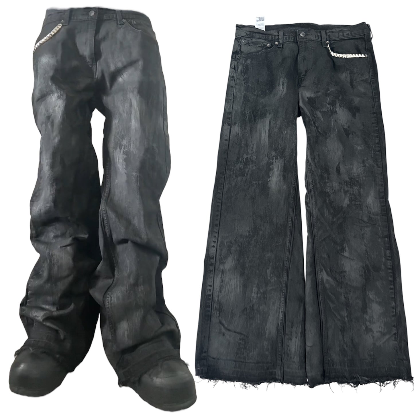 Studded Waxed Flares (34x34)